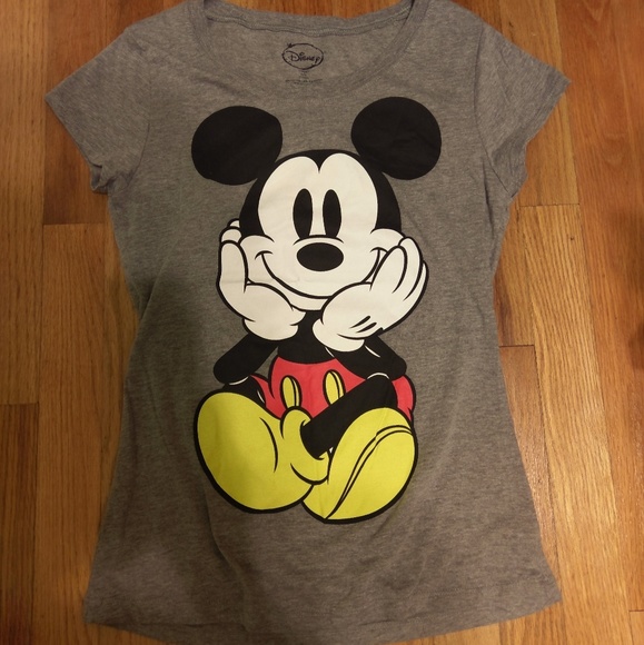 Disney Tops - Disney Mickey Mouse Women's T-Shirt Gray